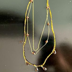 Banana Republic Vintage gold and brown Necklace